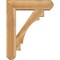 Ekena Millwork Merced Craftsman Rough Sawn Bracket w/ Offset Brace, Western Red Cedar, 8"W x 30"D x 38"H BKT0806X30X38MRC04RWR - alternate 2